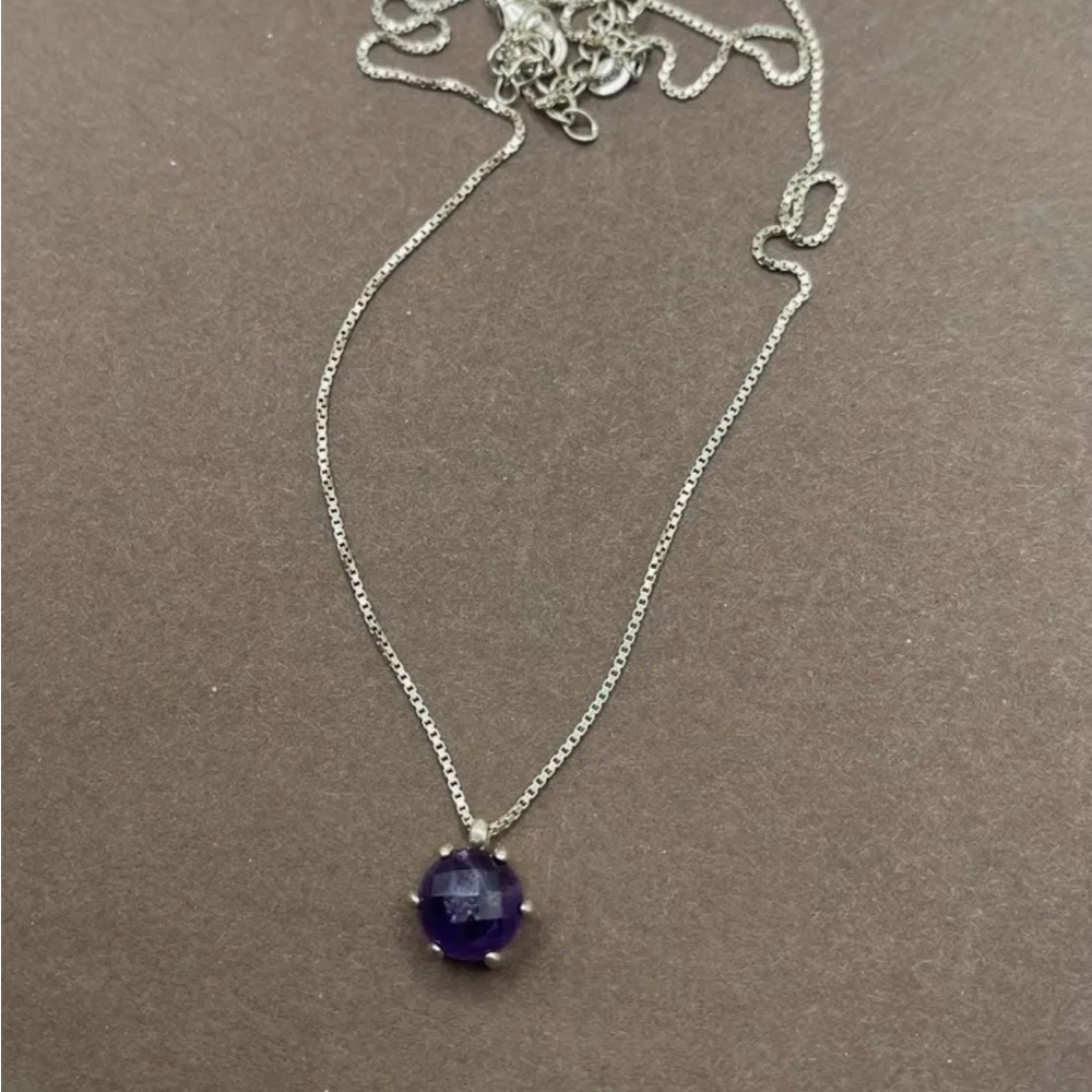Silpada Sterling Silver Amethyst necklace